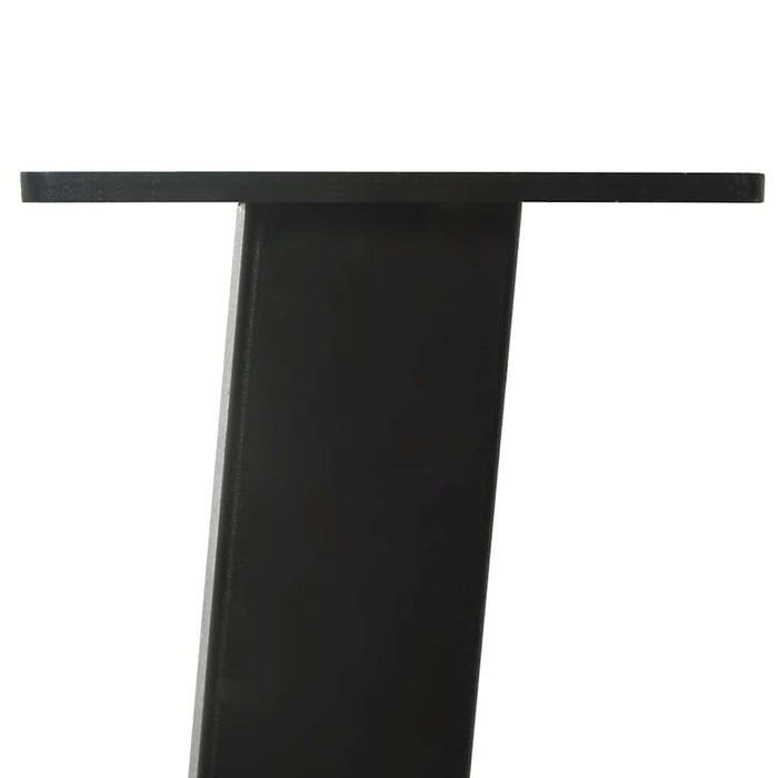 Picioare masă consolă, 4 buc., negru, 72 cm, oțel WALTI