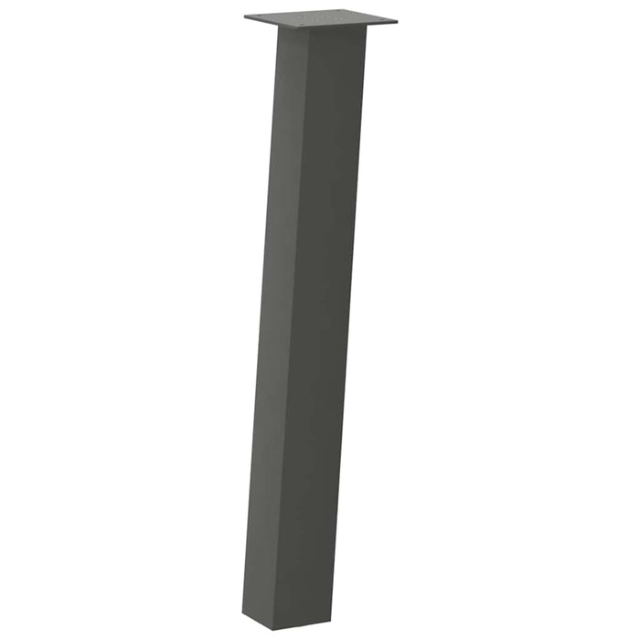 Picioare masă consolă, antracit, 4 buc., 72 cm, oțel - WALTI WALTI