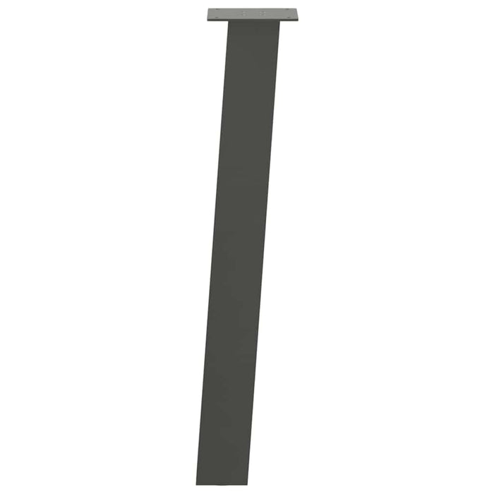 Picioare masă consolă, antracit, 4 buc., 72 cm, oțel - WALTI WALTI