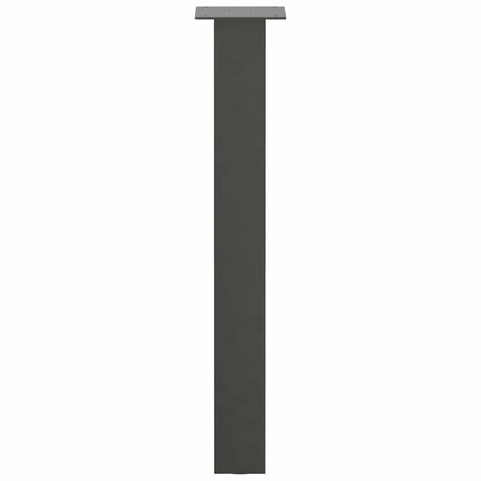 Picioare masă consolă, antracit, 4 buc., 72 cm, oțel - WALTI WALTI