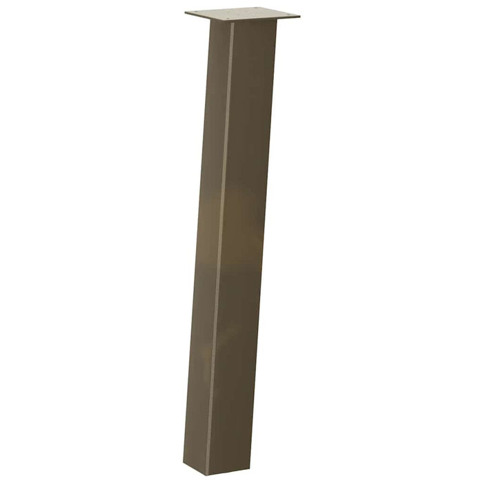 Picioare masă consolă, 4 buc., oțel natural, 72 cm WALTI