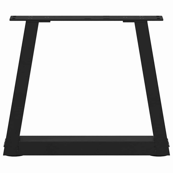 Picioare pentru măsuță de cafea în formă de V, 2 buc., negru, 30x(30-31,3) cm, oțel WALTI