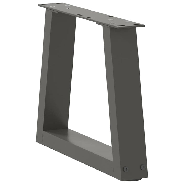 Picioare pentru măsuță de cafea în formă de V, 2 buc., antracit, 30x(30-31,3) cm, oțel WALTI