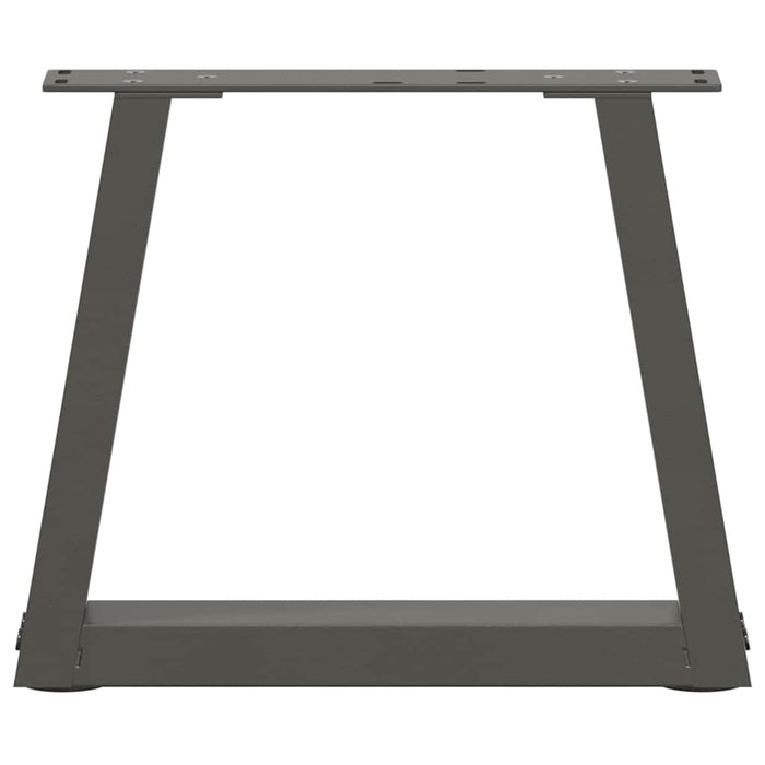 Picioare pentru măsuță de cafea în formă de V, 2 buc., antracit, 30x(30-31,3) cm, oțel WALTI