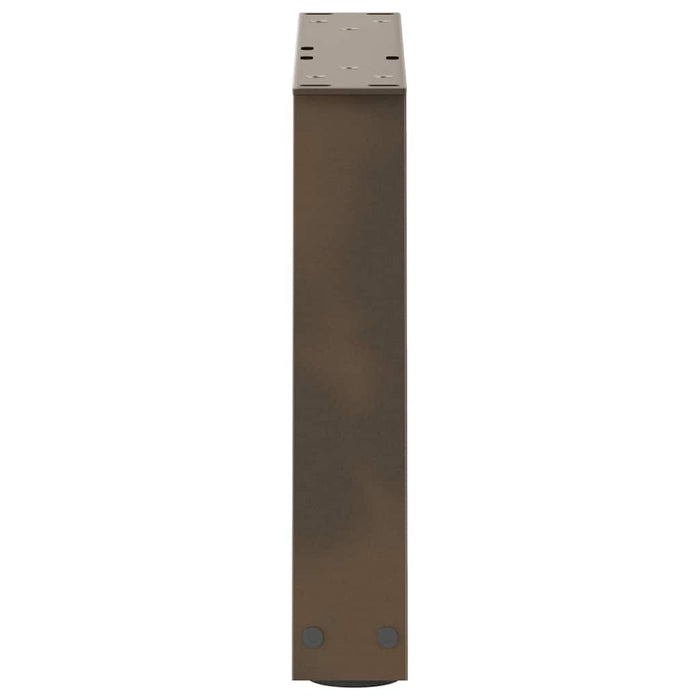 Picioare pentru măsuță de cafea în formă de V, 2 buc., oțel natural, 30x(30-31,3) cm WALTI