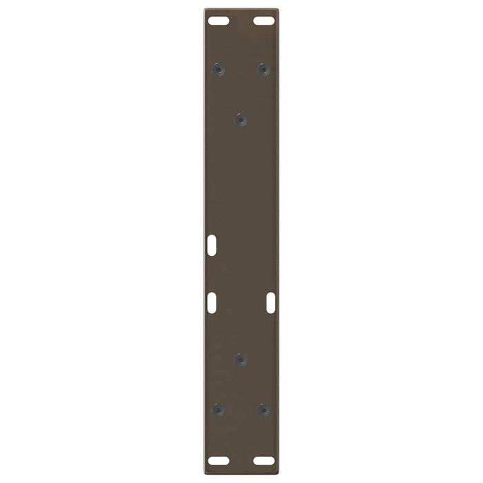 Picioare pentru măsuță de cafea în formă de V, 2 buc., oțel natural, 30x(30-31,3) cm WALTI