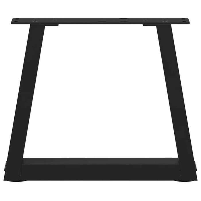 Picioare pentru măsuță de cafea în formă de V, 2 buc., negru, 40x(30-31,3) cm, oțel WALTI