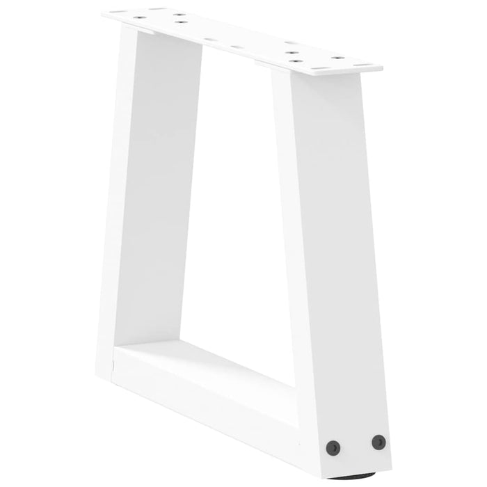 Picioare pentru măsuță de cafea în formă de V, 2 buc., alb, 40x(30-31,3) cm, oțel WALTI