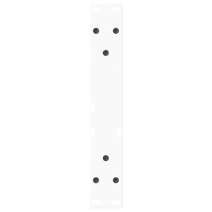 Picioare pentru măsuță de cafea în formă de V, 2 buc., alb, 40x(30-31,3) cm, oțel WALTI