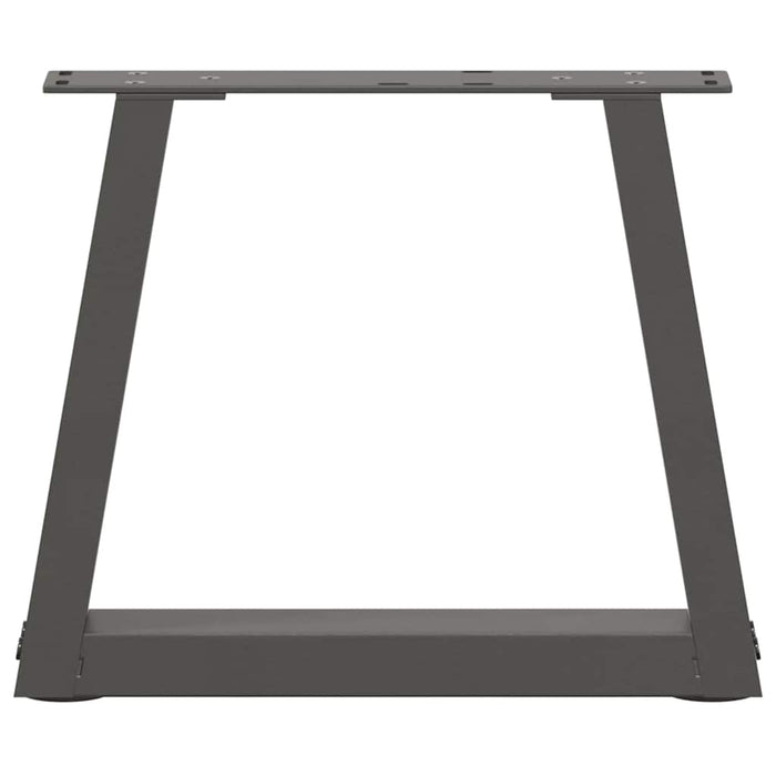 Picioare pentru măsuță de cafea în formă de V, 2 buc., antracit, 40x(30-31,3) cm, oțel WALTI