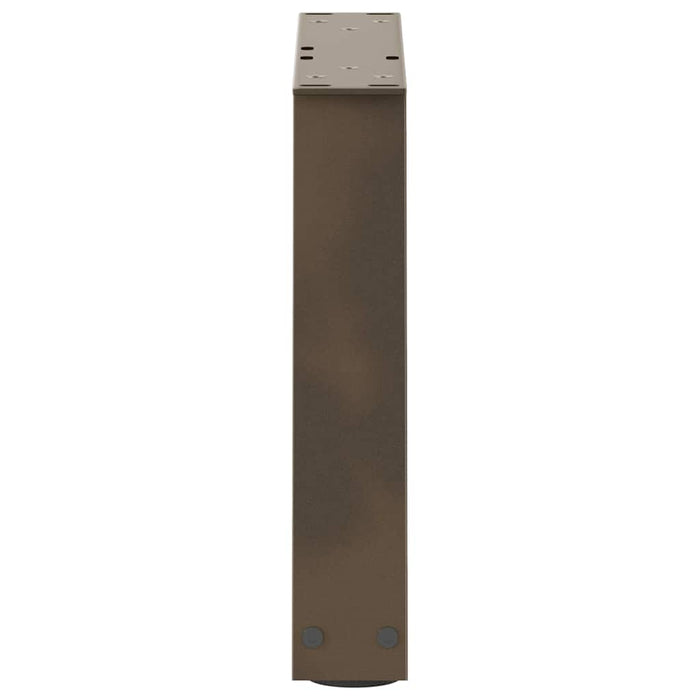 Picioare pentru măsuță de cafea în formă de V, 2 buc., oțel natural, 40x(30-31,3) cm WALTI