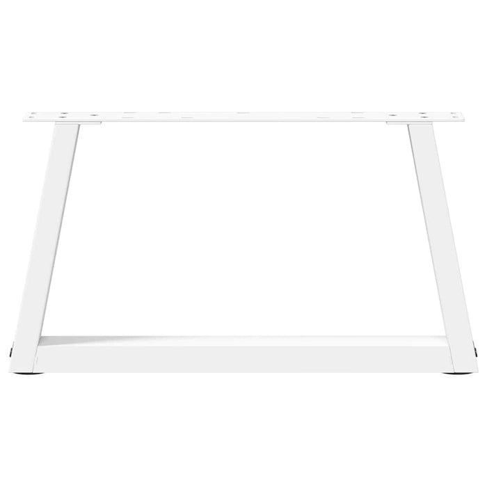 Picioare pentru măsuță de cafea în formă de V, 2 buc., alb, 50x(30-31,3) cm, oțel WALTI