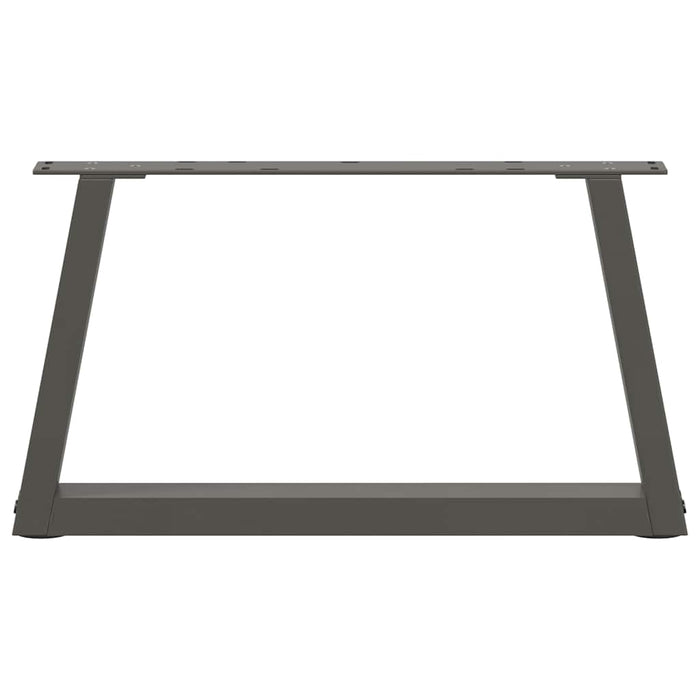 Picioare pentru măsuță de cafea în formă de V, 2 buc., antracit, 50x(30-31,3) cm, oțel WALTI
