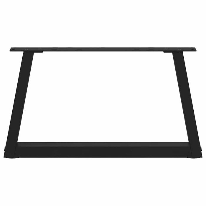 Picioare pentru măsuță de cafea în formă de V, 2 buc., negru, 60x(30-31,3) cm, oțel WALTI