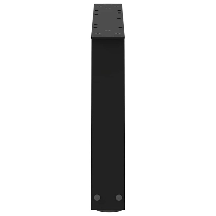 Picioare pentru măsuță de cafea în formă de V, 2 buc., negru, 60x(30-31,3) cm, oțel WALTI