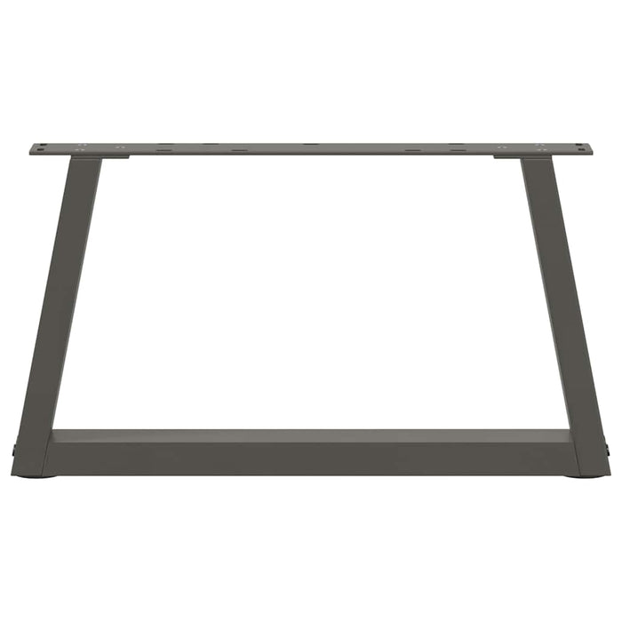 Picioare pentru măsuță de cafea în formă de V, 2 buc., antracit, 60x(30-31,3) cm, oțel WALTI