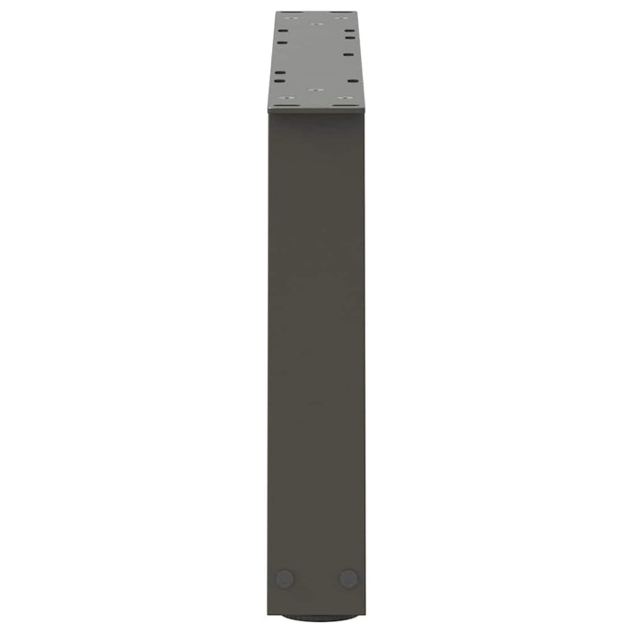 Picioare pentru măsuță de cafea în formă de V, 2 buc., antracit, 60x(30-31,3) cm, oțel WALTI