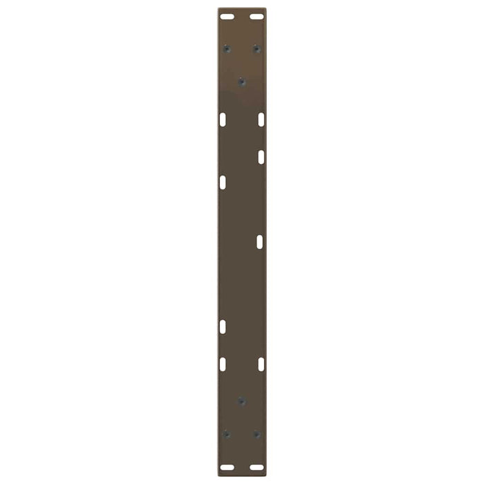Picioare pentru măsuță de cafea în formă de V, 2 buc., oțel natural, 60 x (30-31,3) cm WALTI