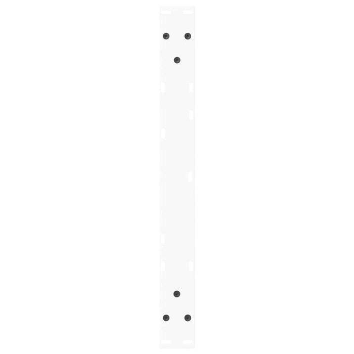 Picioare pentru măsuță de cafea în formă de V, 2 buc., alb, 70x(30-31,3) cm, oțel WALTI