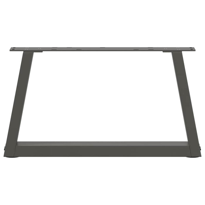 Picioare pentru măsuță de cafea în formă de V, 2 buc., antracit, 70x(30-31,3) cm, oțel WALTI