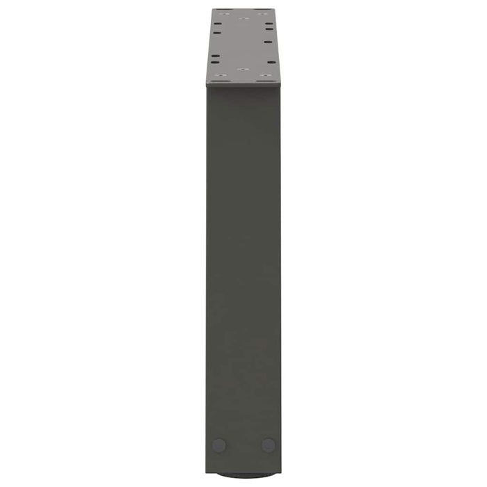 Picioare pentru măsuță de cafea în formă de V, 2 buc., antracit, 70x(30-31,3) cm, oțel WALTI