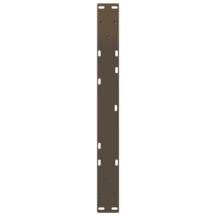 Picioare pentru măsuță de cafea în formă de V, 2 buc., oțel natural, 70x(30-31,3) cm WALTI