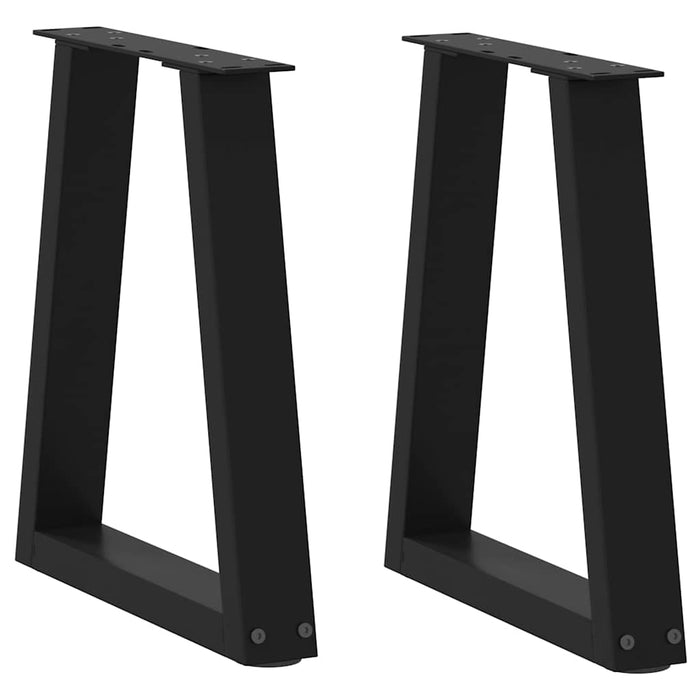 Picioare pentru măsuță de cafea în formă de V, 2 buc., negru, 28x (42-43,3) cm, oțel WALTI