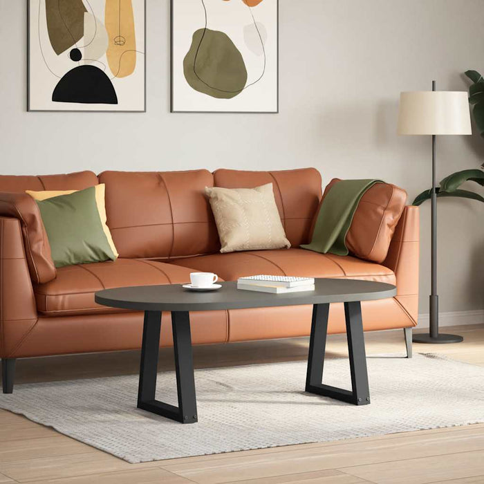 Picioare pentru măsuță de cafea în formă de V, 2 buc., negru, 28x (42-43,3) cm, oțel WALTI