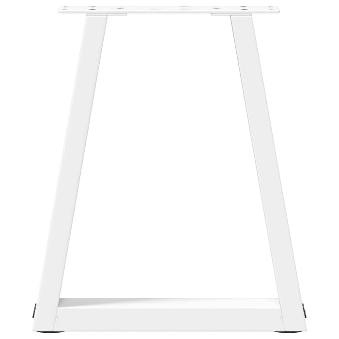 Picioare pentru măsuță de cafea în formă de V, 2 buc., alb, 28x (42-43,3) cm, oțel WALTI