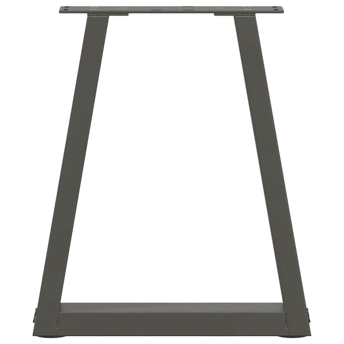 Picioare pentru măsuță de cafea în formă de V, 2 buc., antracit, 28x(42-43,3) cm, oțel WALTI