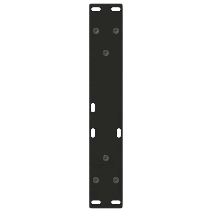 Picioare pentru măsuță de cafea în formă de V, 2 buc., negru, 38x (42-43,3) cm, oțel WALTI