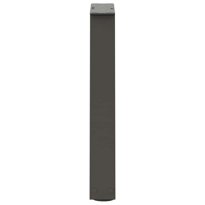 Picioare pentru măsuță de cafea în formă de V, 2 buc., antracit, 38x(42-43,3) cm, oțel WALTI