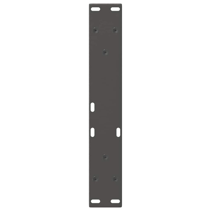 Picioare pentru măsuță de cafea în formă de V, 2 buc., antracit, 38x(42-43,3) cm, oțel WALTI
