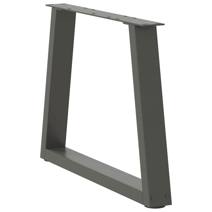 Picioare pentru măsuță de cafea în formă de V, 2 buc., antracit, 50x(42-43,3) cm, oțel WALTI