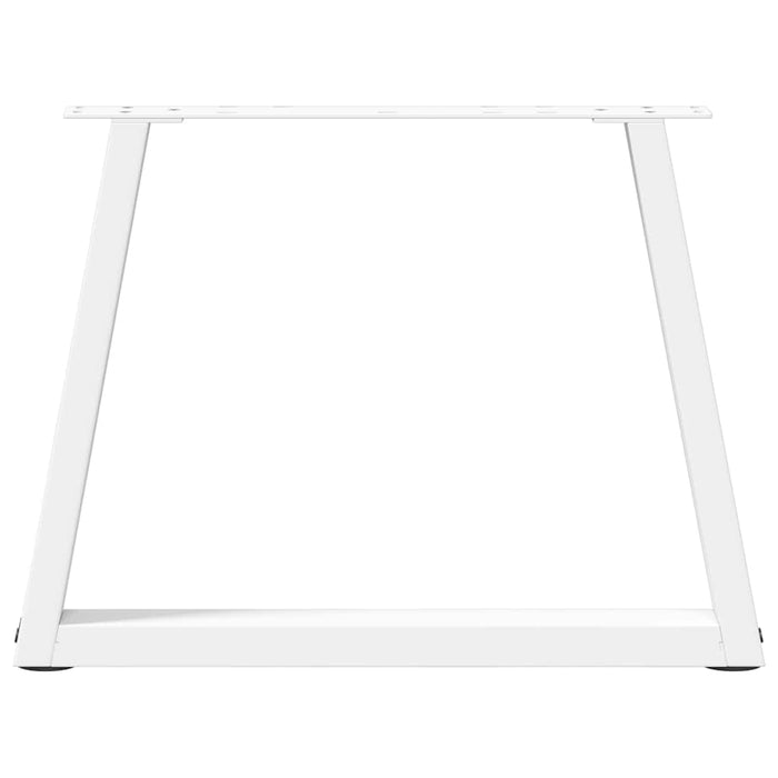 Picioare pentru măsuță de cafea în formă de V, 2 buc., alb, 60 x (42-43,3) cm, oțel WALTI