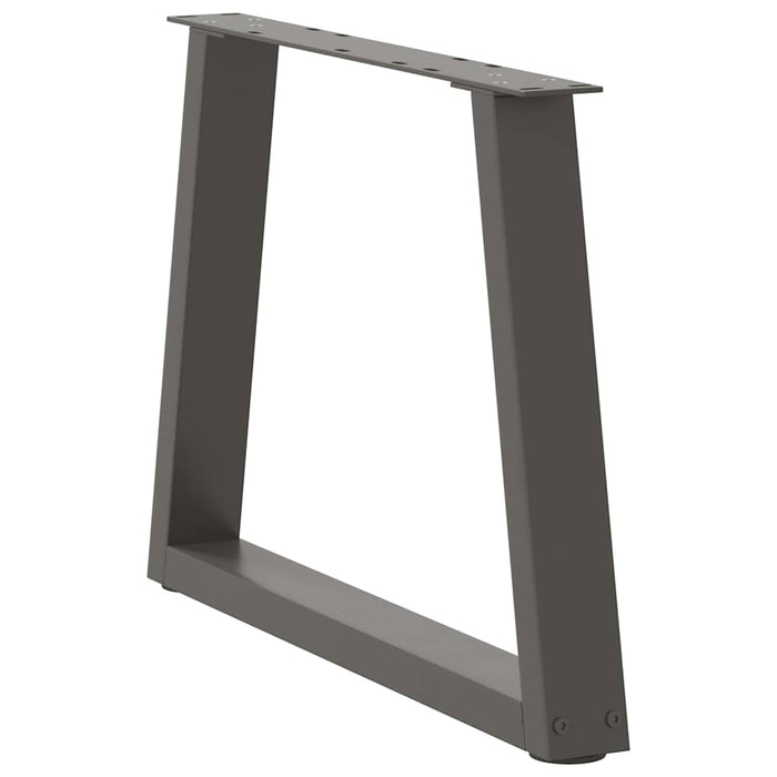 Picioare pentru măsuță de cafea în formă de V, 2 buc., antracit, 60x(42-43,3) cm, oțel WALTI