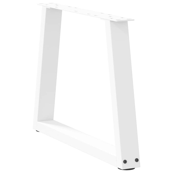 Picioare pentru măsuță de cafea în formă de V, 2 buc., alb, 70x(42-43,3) cm, oțel WALTI