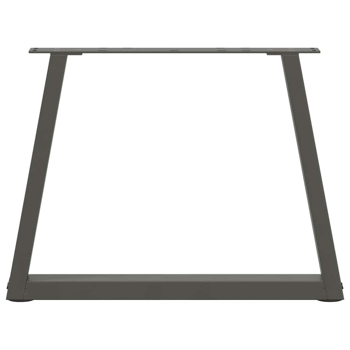 Picioare pentru măsuță de cafea în formă de V, 2 buc., antracit, 70x(42-43,3) cm, oțel WALTI