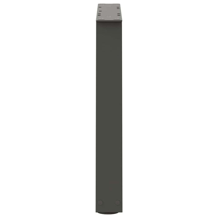 Picioare pentru măsuță de cafea în formă de V, 2 buc., antracit, 70x(42-43,3) cm, oțel WALTI