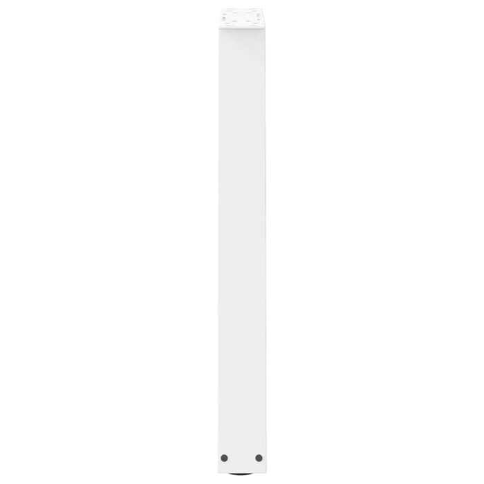 Picioare de masă în formă de V, 2 buc., alb, 50x(72-73,3) cm, oțel - WALTI WALTI