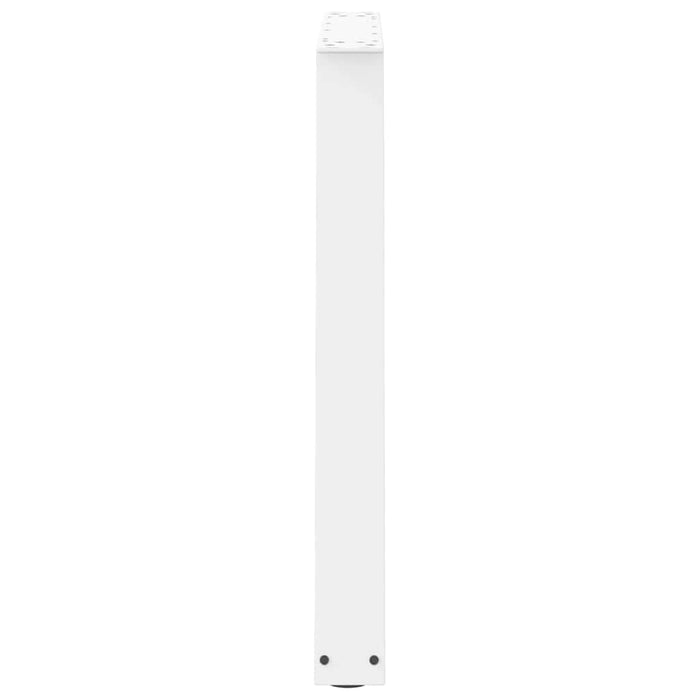 Picioare de masă în formă de V, 2 buc., alb, 70x(72-73,3) cm, oțel - WALTI WALTI