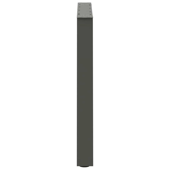 Picioare de masă în formă de V, 2 buc., antracit, 70x(72-73,3) cm, oțel WALTI