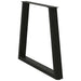 Picioare de masă în formă de V, 2 buc., negru, 80x(72-73,3) cm, oțel - WALTI WALTI