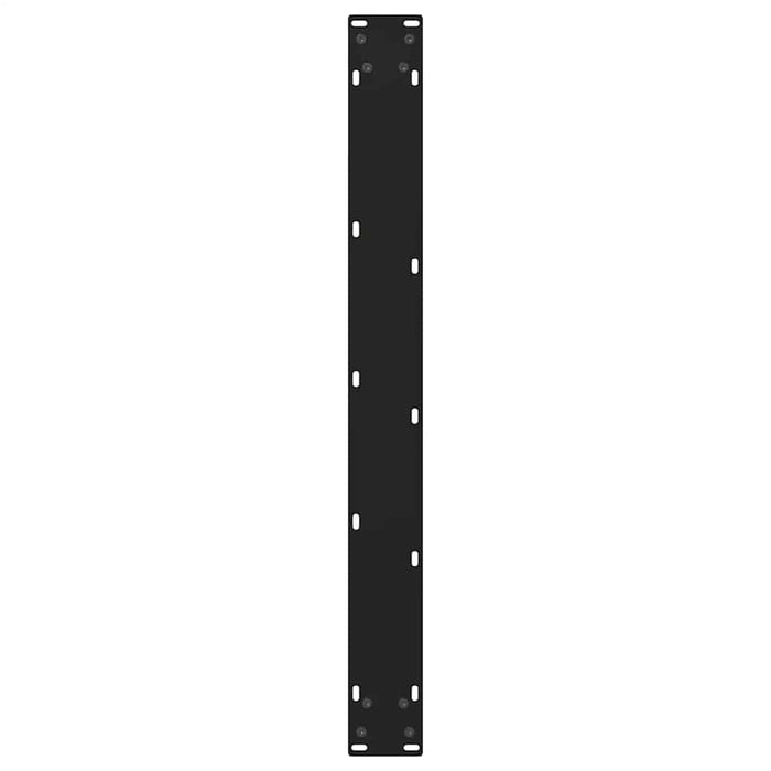 Picioare de masă în formă de V, 2 buc., negru, 80x(72-73,3) cm, oțel - WALTI WALTI