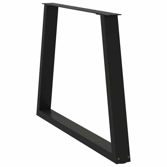Picioare de masă în formă de V, 2 buc., negru, 90x(72-73,3) cm, oțel WALTI