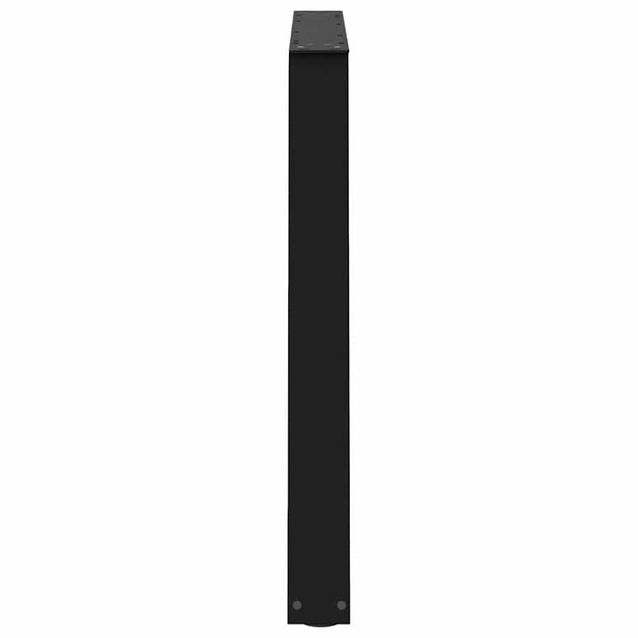 Picioare de masă în formă de V, 2 buc., negru, 100 x (72-73,3) cm, oțel WALTI
