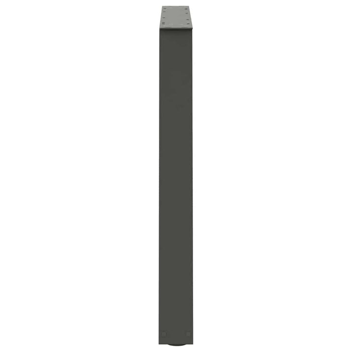 Picioare de masă în formă de V, 2 buc., antracit, 100x(72-73,3) cm, oțel WALTI