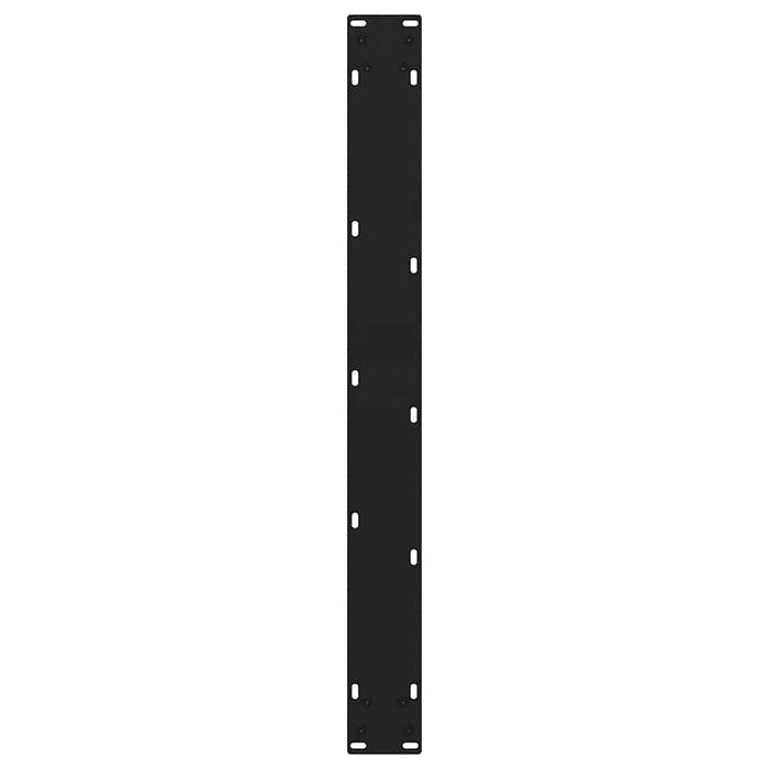 Picioare de masă în formă de V, 3 buc., negru, 70x (72-73,3) cm, oțel WALTI