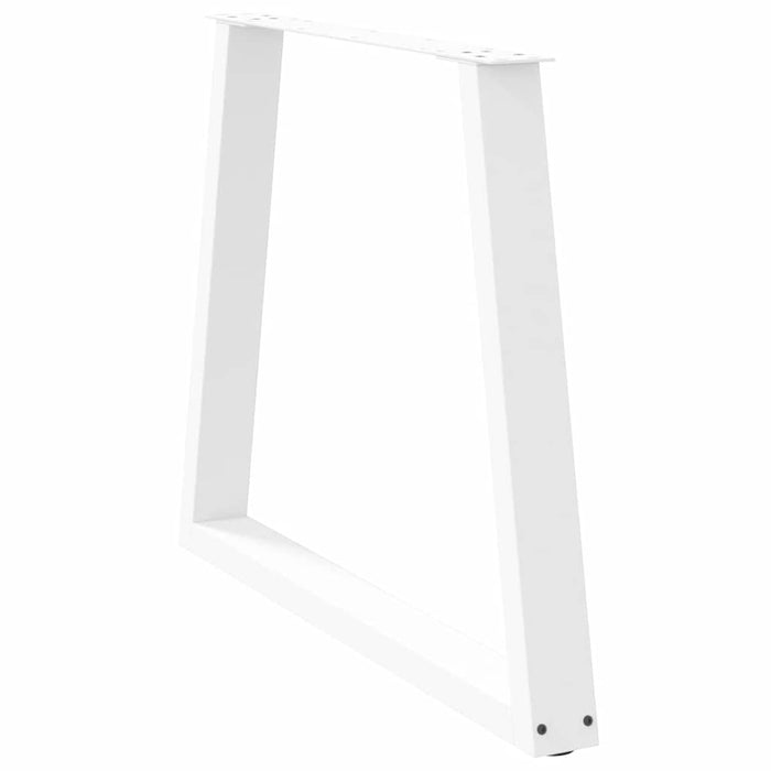 Picioare de masă în formă de V, 3 buc., alb, 70x (72-73,3) cm, oțel WALTI