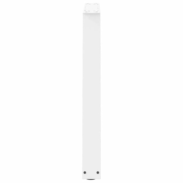 Picioare de masă în formă de V, 3 buc., alb, 70x (72-73,3) cm, oțel WALTI